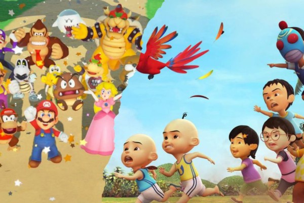 Upin & Ipin: Petualangan Mario Party Seru! Main Sekarang!