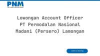 Lowongan Account Officer PT Permodalan Nasional Madani (Persero) Lamongan