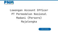 Lowongan Account Officer PT Permodalan Nasional Madani (Persero) Majalengka