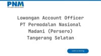 Lowongan Account Officer PT Permodalan Nasional Madani (Persero) Tangerang Selatan