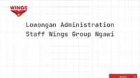 Lowongan Administration Staff Wings Group Ngawi