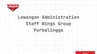 Lowongan Administration Staff Wings Group Purbalingga