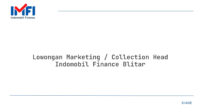 Lowongan Marketing / Collection Head Indomobil Finance Blitar