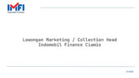 Lowongan Marketing / Collection Head Indomobil Finance Ciamis